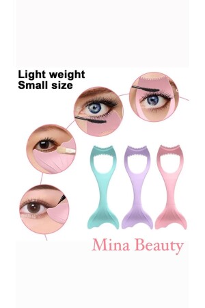 MNZ-Eyeliner - ليبستيك و ماسكارة تطبيق - ريش كيرلر / آلة متعددة الاستخدامات - Mina Beauty