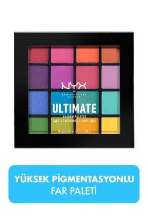 Eyeshadow Palette - Ultimate Shadow Palette Brights 800897017651 - Nyx Professional Makeup