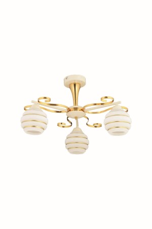 Ezgi 3-Piece Gold Modern Chandelier G-631-3G - Trendylight