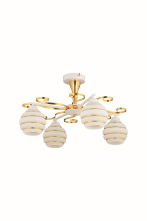 Ezgi 4-Piece Gold Modern Chandelier G-631-4G - Trendylight
