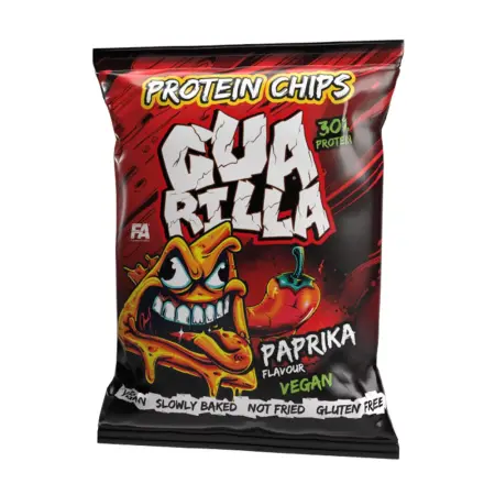 FA - Fitness Authority Guarilla Protein Chips (60 g, Paprika) - FA - Fitness Authority