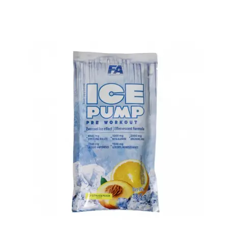 FA - Fitness Authority Ice Pump Pre Workout Sample (1 Sachet, Icy Citrus & Peach) - FA - Fitness Authority