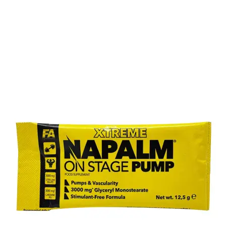 FA - Fitness Authority NAPALM® On Stage Pump Sample (1 pc, Mango Lemon) - FA - Fitness Authority