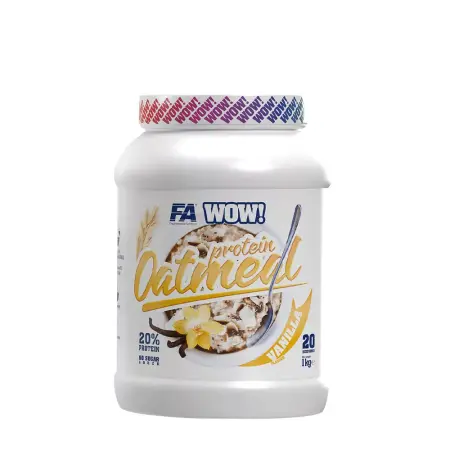 FA - Fitness Authority WOW! Protein Oatmeal (1 kg, Vanilla) - FA - Fitness Authority