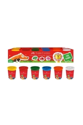 Faber Oyun Hamuru 6x100g 000030 377430 - Faber Castell