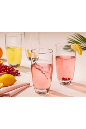 Fabienne Set of 4 Soft Drink Glasses 525 ml 1KBARD0494-8682116170772 - Madame Coco