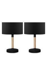 Fabric Headed Rope Decorative Lampshade Set AYD-2514 - HOMİNG