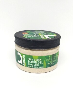 Face And Body Yüz Ve Vücut Için Peeling Etkili Scrub Gel Aloe Vera 300ml - Ostwint