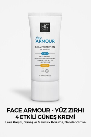 Face Armor 50 SPF 4 Effective Daily Protective Sun Cream - 50 Ml. 80715 - HC Care