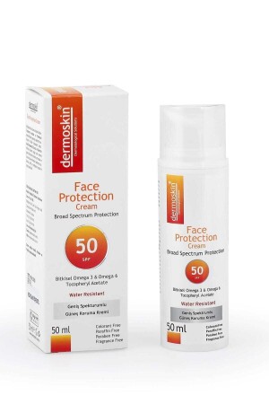 Face Protection SPF 50+ Sunscreen Cream 50ml - Dermoskin