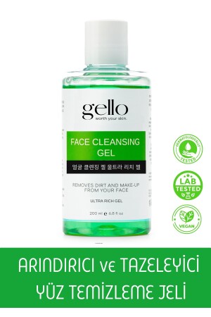 Face Washing Foam Revitalizing and Refreshing Facial Cleansing Gel Facial Washing Gel 200 Ml. YT250 - GELLO