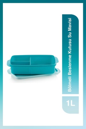 Fächer-Lunchbox 1l Wasserblau 7817C-3 - Tupperware