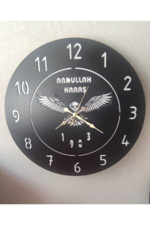 Fächer-Wanduhr aus Holz 123-bjk - zeynepserralazer