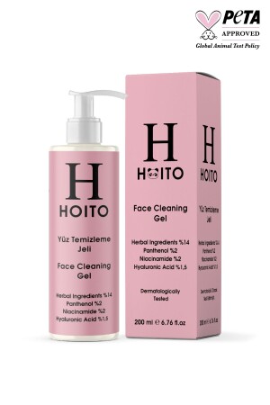 Facial Cleansing Gel 200ml-herbal Ingredients%14 Panthenol 2% Niacinamide%2 Hyaluronic Acid%1.5 H10006 - Hoito