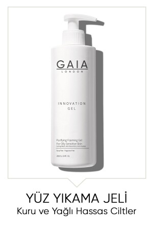 Facial Cleansing Gel (Innovation Gel) for Dry and Oily Skin 250 ml GAİA-12 - Gaia London