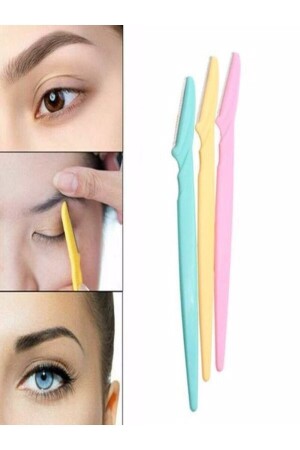Facial Razor and Eyebrow Razor Women's Razor Epilation 3-Piece Razor Set - Nanopro