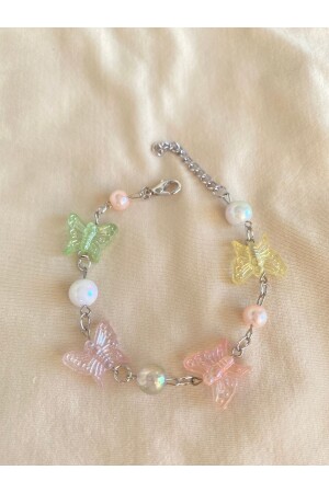 Fairycore pearl butterfly bracelet - Pinky Lady