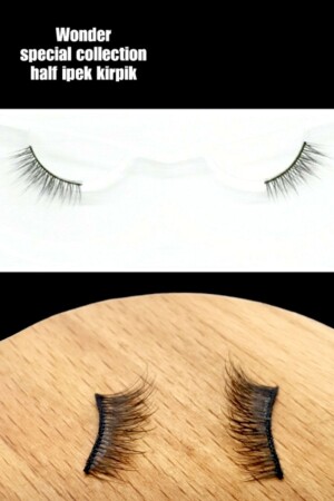 False Silk Eyelashes - Half Size - Wonderway