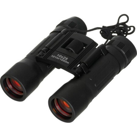 Faltbares Fernglas MFH, schwarz, 10x25 - MFH