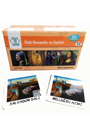Famous Painters and Their Works - General Knowledge Game, Educational Box Game, Attention Game, Memory Game 15081533 - Play to Learn