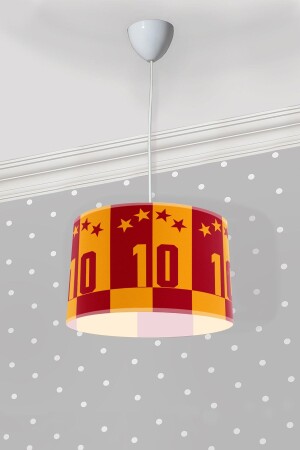 Fan Yellow Red Children's Room Pendant Lamp Chandelier BİA221 - Bebişim Halı