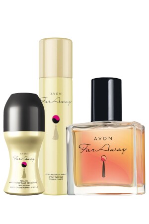 Far Away Deodorant Rollon Triple Set - Avon