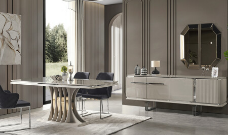 Farya Gray Dining Room - Cadde Yıldız