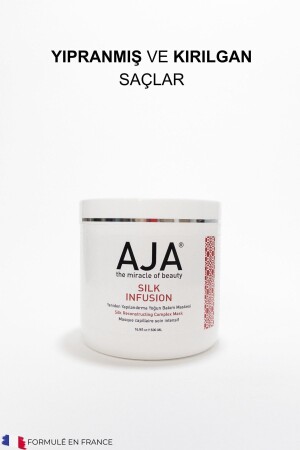 Fast Hair Recovery and Revitalization Therapy Intensive Care Hair Mask Keratin & Argan & Collagen 500 ml - Aja