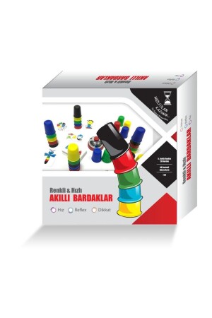 Fast Super Cups Practical Smart Cups Educational Intelligence Game Children And Family Box Game - Gepettoys