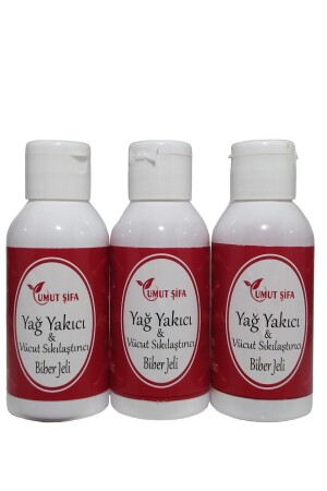 Fat Burning and Firming Pepper Gel 3 Pieces 125 Ml - Umut Şifa