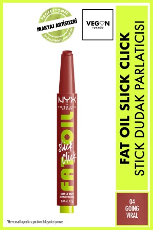 Fat Oil Slick Click Shine Lip Balm - 04 Going Viral - Nyx Professional Makeup