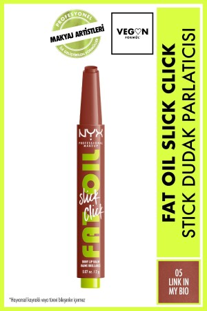 Fat Oil Slick Click Shine Lip Balm - 05 Link In My Bio - Nyx Professional Makeup