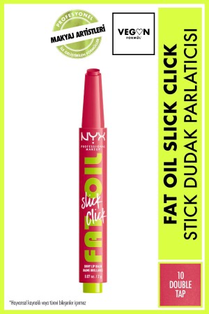 Fat Oil Slick Click Shine Lippenbalsam – 10 Double Tap - Nyx Professional Makeup