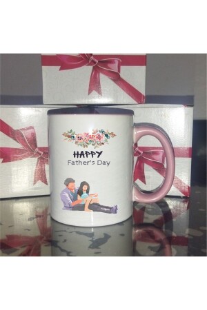 Father&Daughter Designed Mug, Personalized Designed Mug, Father's Day fathtasp - Atölyehane