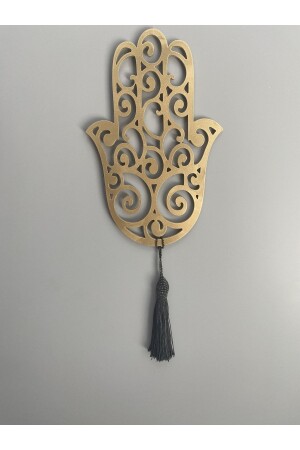 Fatma Mother Hand (HAMSA) Metaryel Wooden - Zen Ahşap Tasarım