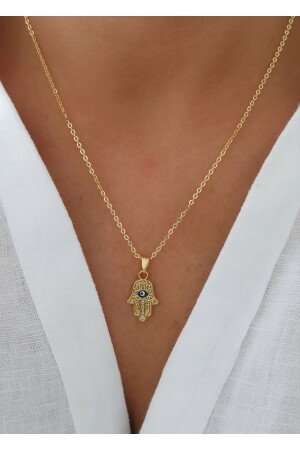 Fatman's Hand Minimal Necklace Gold - Denizdenal