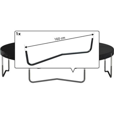 Favorit - W-Leg 380 (160 cm) Black - BERG