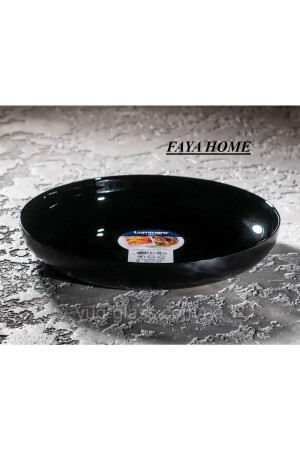 Faya Home Asiette Mezze Schwarzer Servierteller 21 cm – 2 Liter ASİETTE21 - Luminarc