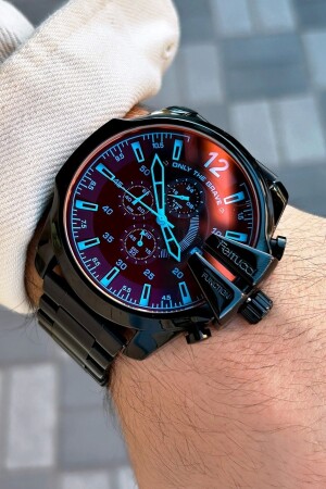 fc. 202301TN. 03 Colored Glass Men's Wristwatch 3 Atm Water Resistance P4556S4162 - Ferrucci