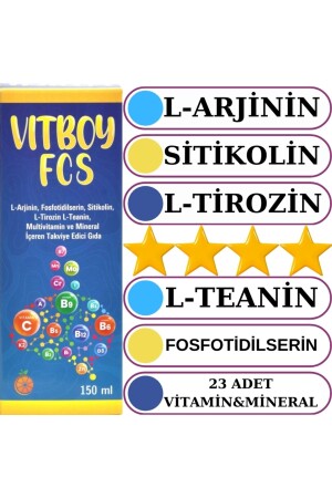 Fcs Food Supplement Helping Focus and Height Growth 150 Ml Syrup - Vitboy