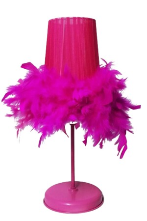 Feathered boy girl child's room bedroom lampshade with color options - Tekay Aydinlatma
