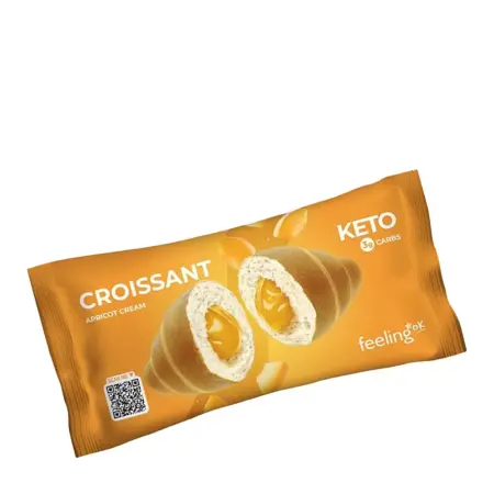FeelingOK Apricot Cream-Filled Croissant (50 g) - FeelingOK