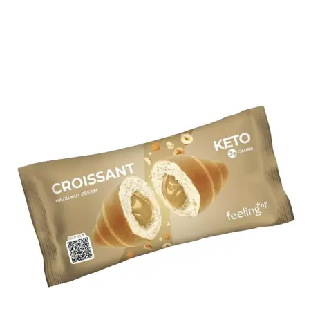 FeelingOK Croissant Filled With Hazelnut Cream (50 g) - FeelingOK