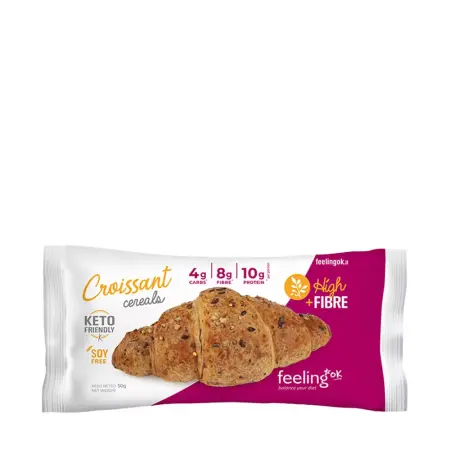 FeelingOK High Protein Croissant (50 g, Salty-Cereals) - FeelingOK