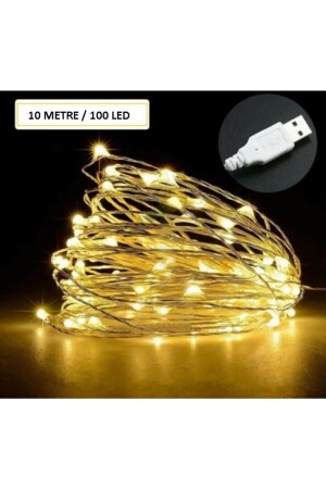 Feenhaftes LED-Licht, 10 Meter, USB-betrieben, vielseitige dekorative Beleuchtung - Byshome