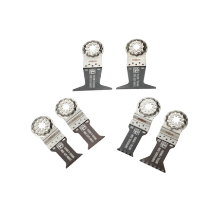 FEIN E-Cut SL saw blade set for wood and metal, 6 pcs. - Fein