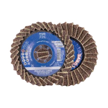 Felt grinding disc PFERD Curve PVL-R 125 A 100 G - Pferd