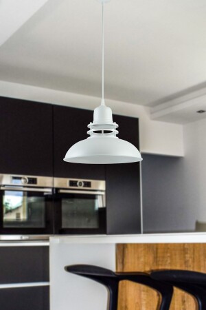Fener Special Design Modern Living Room - Kitchen - Cafe White Single Pendant Chandelier FNRR89 - Modavize