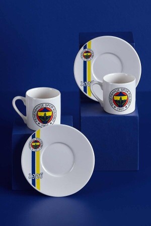 MNZ-Fenerbahçe مرخص 1907 مجموعة من كوبين قهوة Fenerbahçe N3419 - Neva