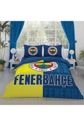 Fenerbahçe Parçalı Logo Pamuk Nevresim Takımı 000000001000042140 - Taç